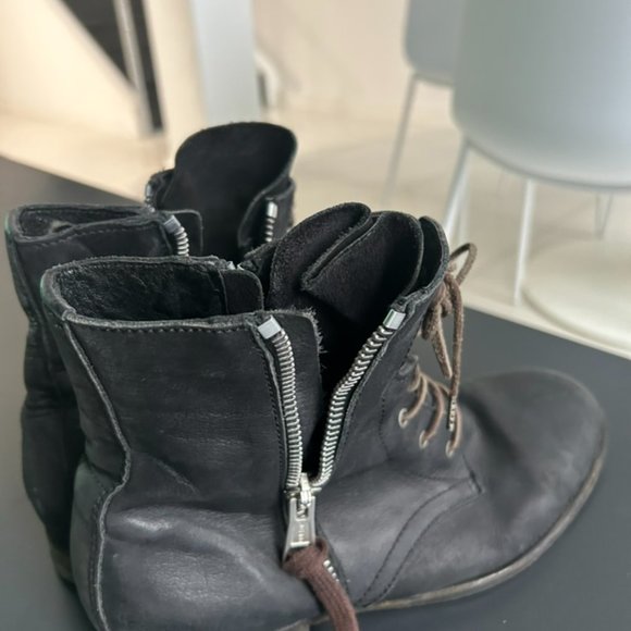 ALL SAINTS Leather Boots Size 11.5 (Used) - Picture 8 of 13
